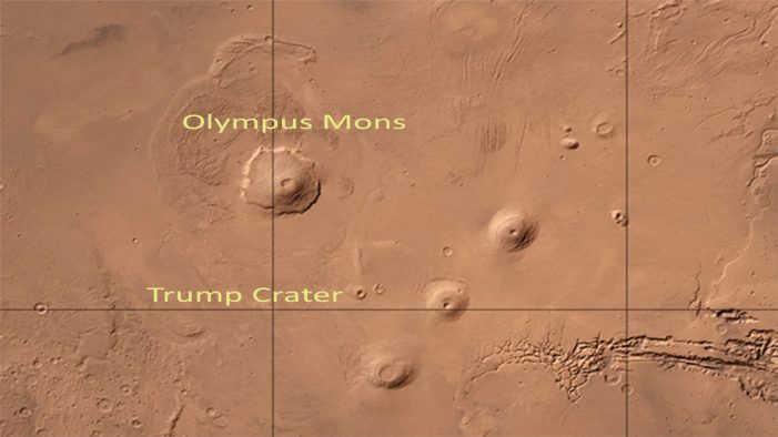 Sleemonsters on Mars Remove Trump Name from Nearby Crater