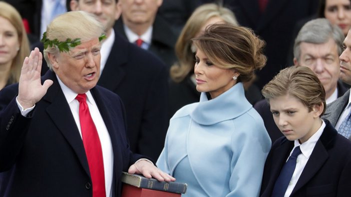 President Trump Inaugurated, Ushers In Golden Age Of Satire