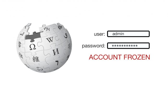 Admin Password Lost for Wikipedia Home Page, Site Is On Its Own Now