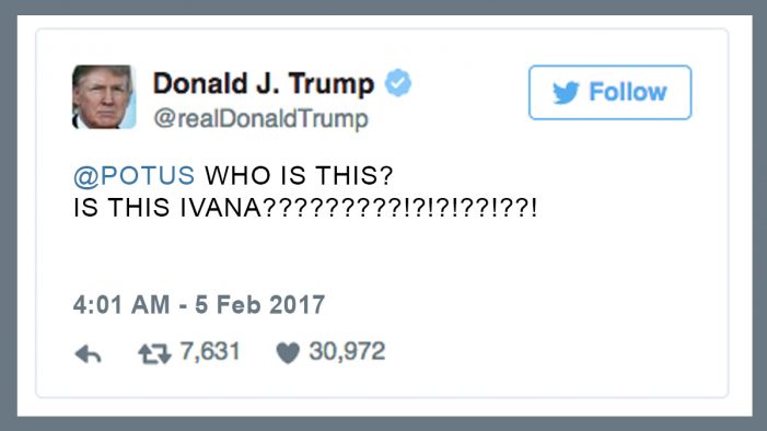 President Trump Engages in Late Night Twitter Battle With @POTUS Account
