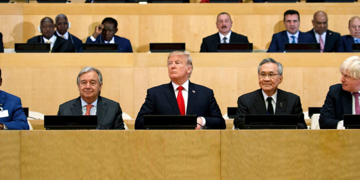 Trump Addresses UN: “I Know You People Are Secretly Stealing My Money”