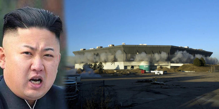 Kim Jong-Un Vows To Destroy Pontiac Silverdome In Show Of Strength