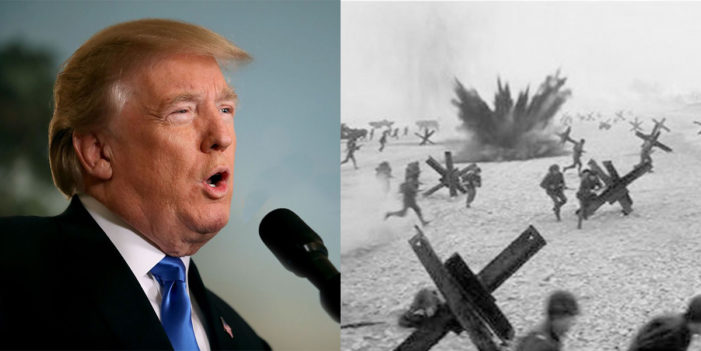 Trump Declares Would Not Have Been Afraid During Normandy Invasion