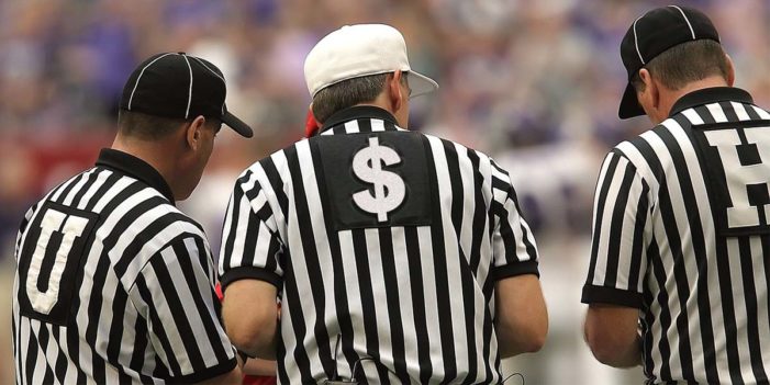 Crooked Referees Cheer Decision To Legalize Sports Betting