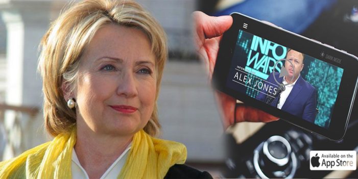 Info Wars App Actually A Way For Hillary To Monitor Your Movements