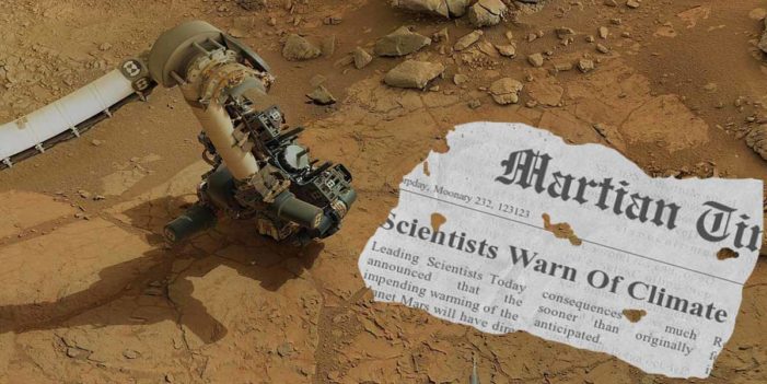 Mars Perseverance Rover Finds Newspaper Warning Of Dire Effects Of Climate Change