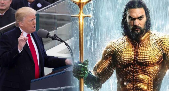 President Trump Calls On Aquaman To End Government Shutdown President Trump Calls On Aquaman To End Government Shutdown