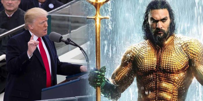 President Trump Calls On Aquaman To End Government Shutdown