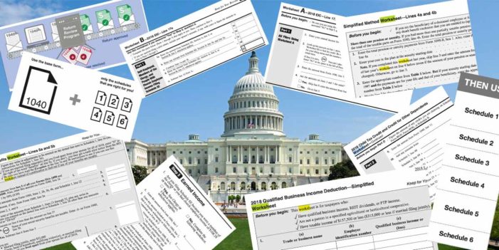 Congress Pledges To Improve Tax Code: Will Add 14 New Worksheets
