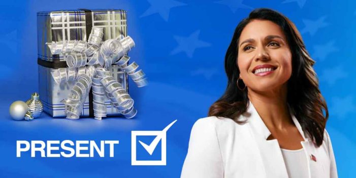 Impeachment Button Mix-up: Tulsi Gabbard Votes For Present