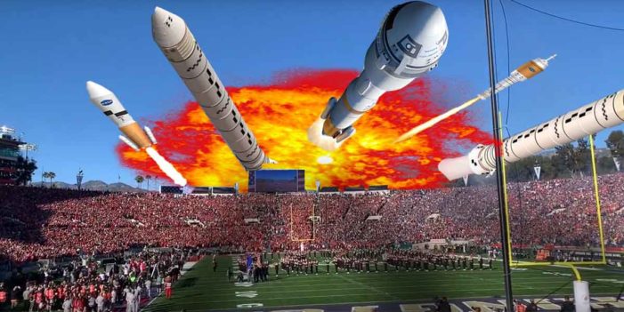 Space Force Flyover Terrifies Rose Bowl Crowd