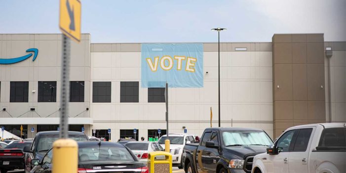 Amazon Says Union Vote Shows Workers Freely Chose Job Over Sicilian Necktie